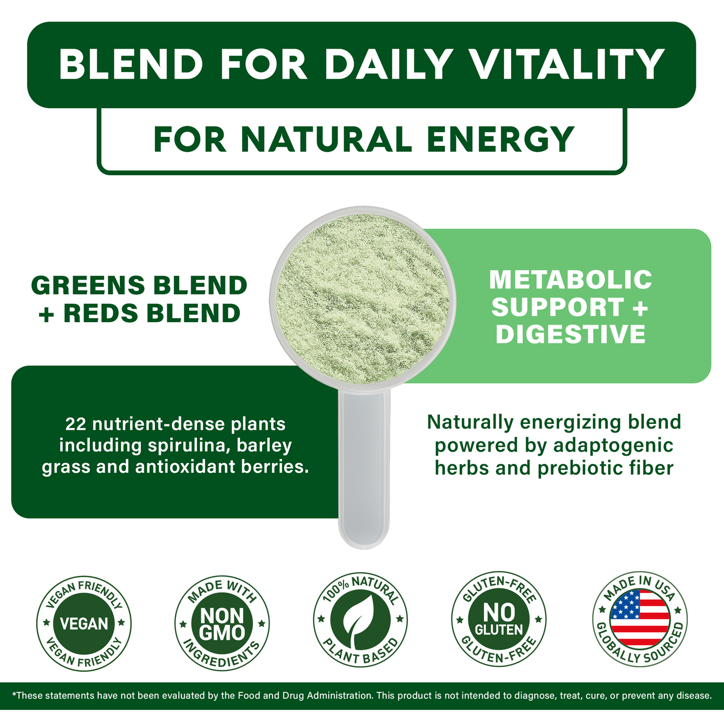 SheWell Greens Superfood – Plant-Based Greens & Reds Powder | 30 Servings