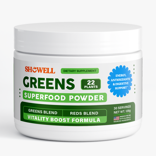 SheWell Greens Superfood – Plant-Based Greens & Reds Powder | 30 Servings